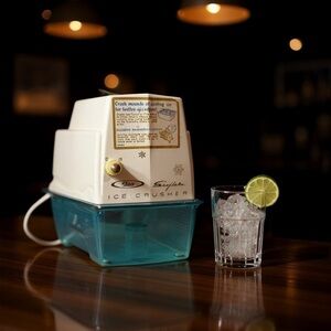 Oster Ice Crusher with Teal Base